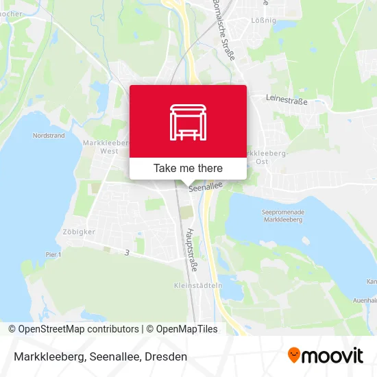 Карта Markkleeberg, Seenallee