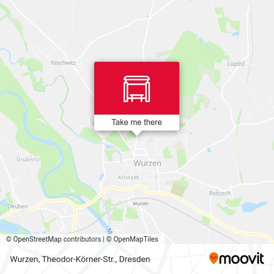 Карта Wurzen, Theodor-Körner-Str.