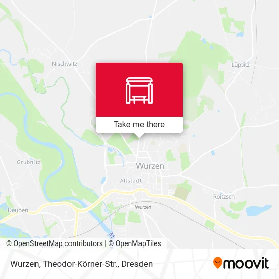 Карта Wurzen, Theodor-Körner-Str.