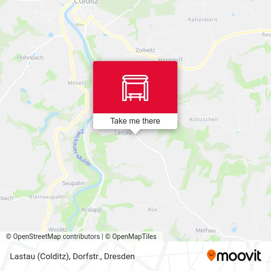 Lastau (Colditz), Dorfstr. map