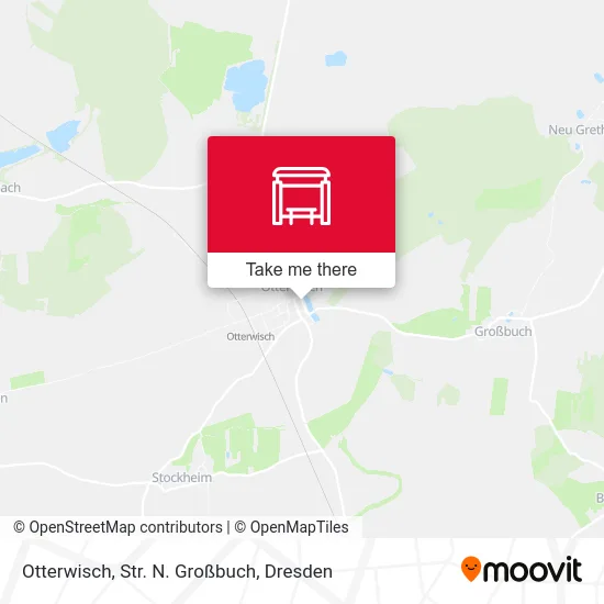 Карта Otterwisch, Str. N. Großbuch