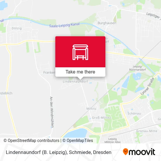 Карта Lindennaundorf (B. Leipzig), Schmiede