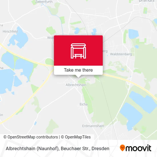 Карта Albrechtshain (Naunhof), Beuchaer Str.