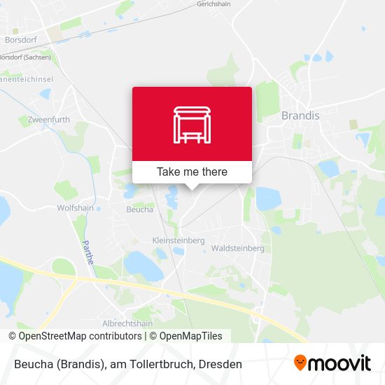 Карта Beucha (Brandis), am Tollertbruch