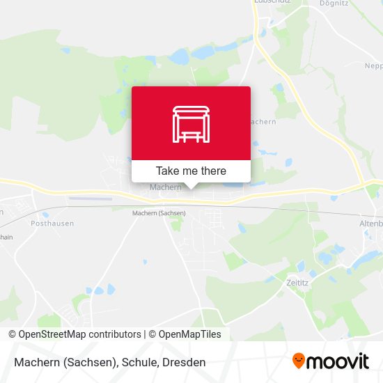 Карта Machern (Sachsen), Schule