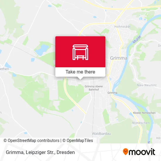 Карта Grimma, Leipziger Str.