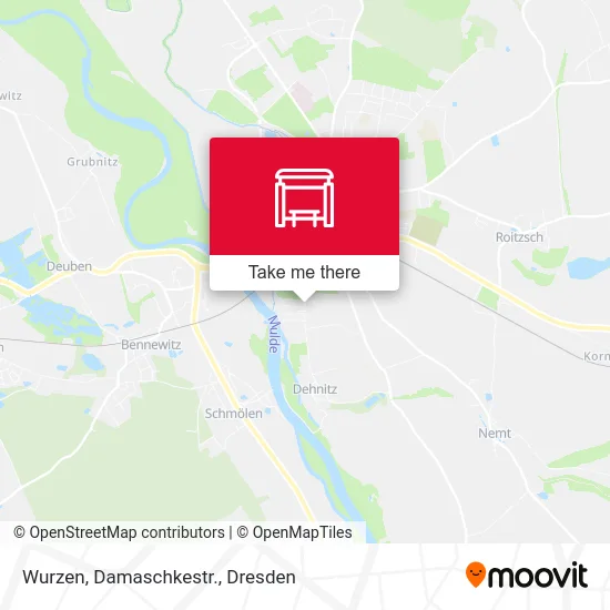 Карта Wurzen, Damaschkestr.