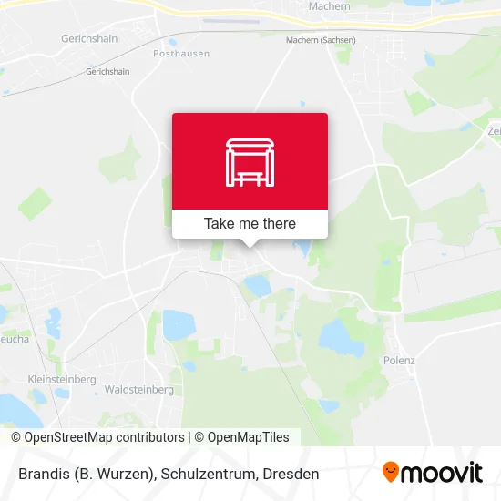 Карта Brandis (B. Wurzen), Schulzentrum