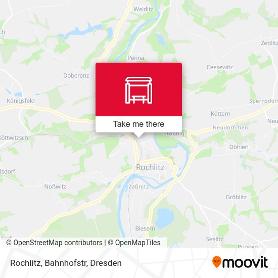 Карта Rochlitz, Bahnhofstr