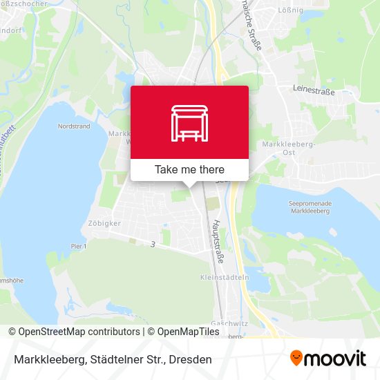 Карта Markkleeberg, Städtelner Str.