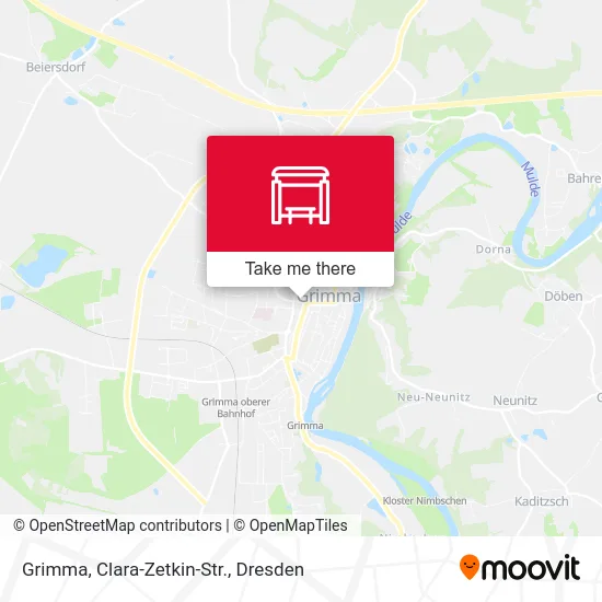 Карта Grimma, Clara-Zetkin-Str.