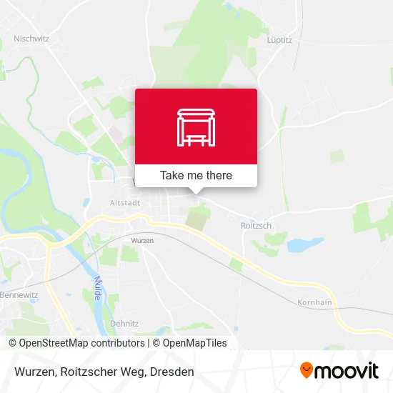 Карта Wurzen, Roitzscher Weg