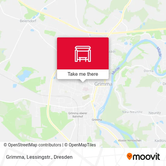 Grimma, Lessingstr. map
