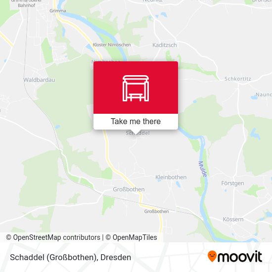 Карта Schaddel (Großbothen)