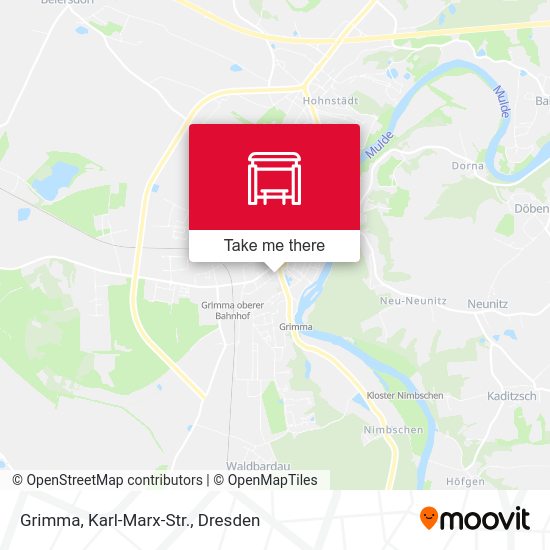 Карта Grimma, Karl-Marx-Str.
