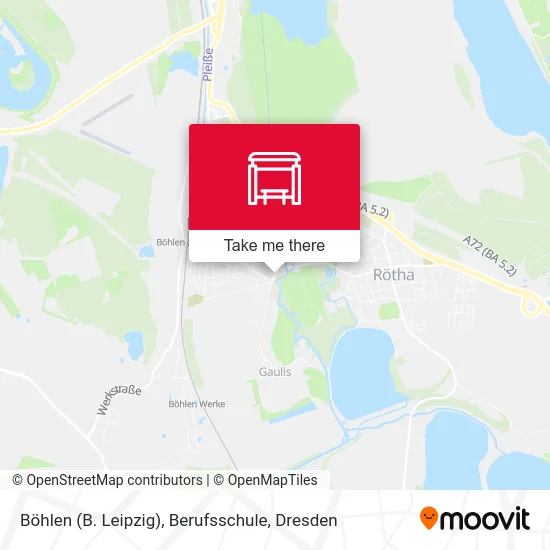 Карта Böhlen (B. Leipzig), Berufsschule