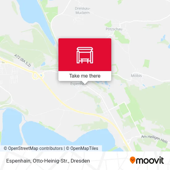 Карта Espenhain, Otto-Heinig-Str.