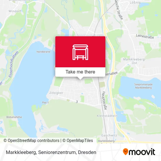 Карта Markkleeberg, Seniorenzentrum