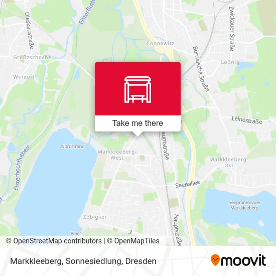 Markkleeberg, Sonnesiedlung map