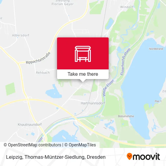 Карта Leipzig, Thomas-Müntzer-Siedlung