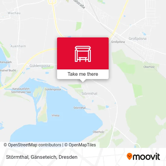 Карта Störmthal, Gänseteich