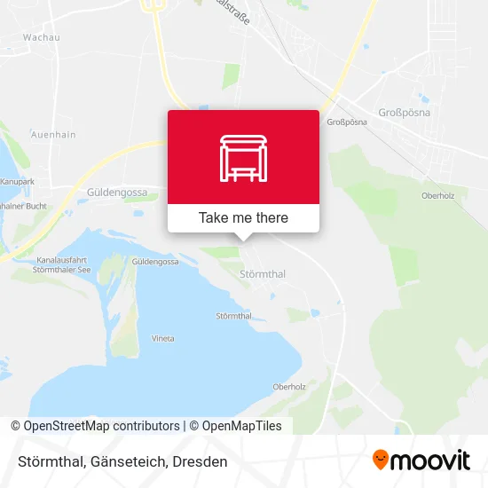 Карта Störmthal, Gänseteich