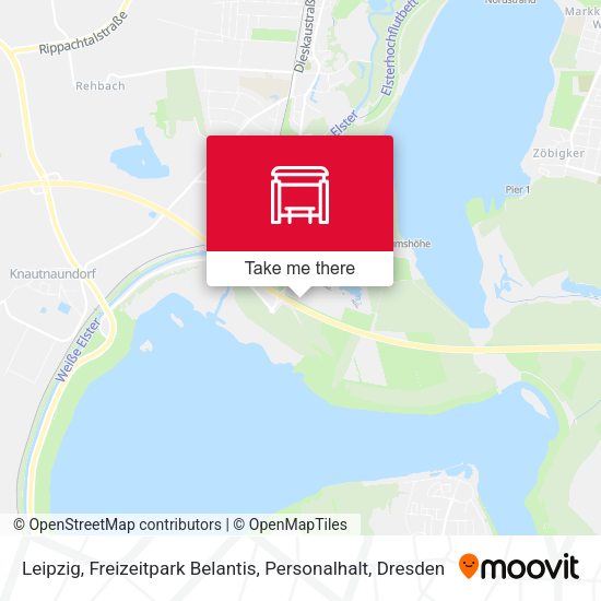 Карта Leipzig, Freizeitpark Belantis, Personalhalt