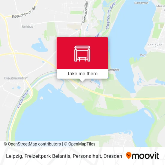 Карта Leipzig, Freizeitpark Belantis, Personalhalt