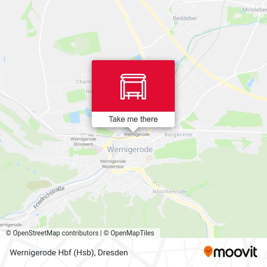Карта Wernigerode Hbf (Hsb)