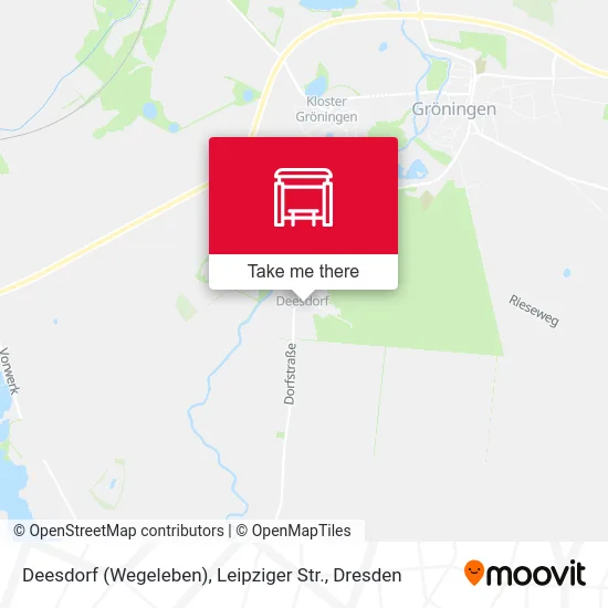 Карта Deesdorf (Wegeleben), Leipziger Str.