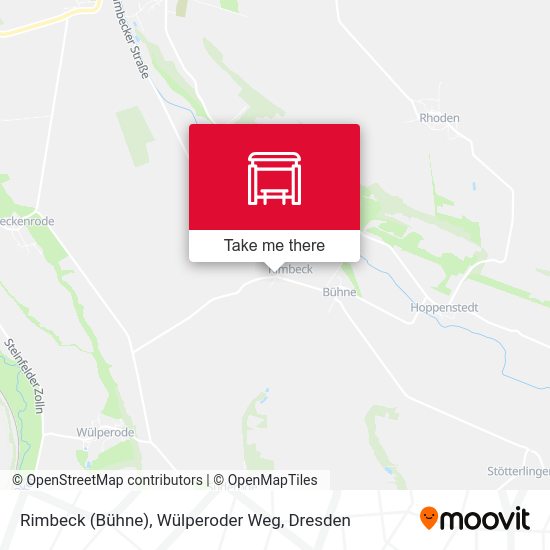 Карта Rimbeck (Bühne), Wülperoder Weg