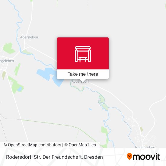 Карта Rodersdorf, Str. Der Freundschaft