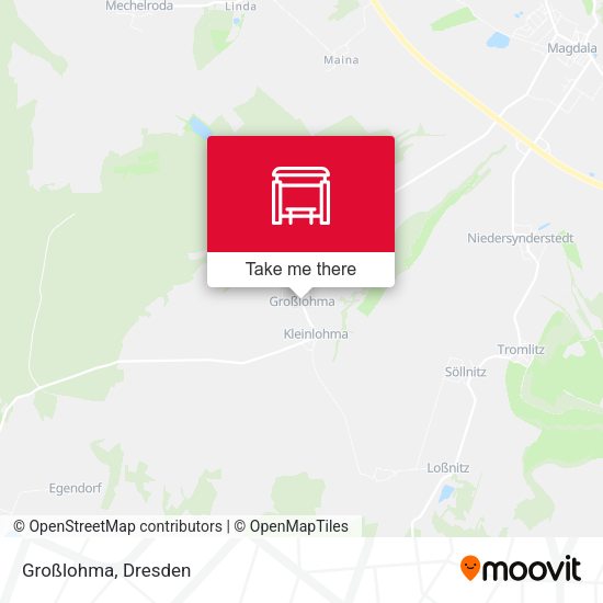 Карта Großlohma