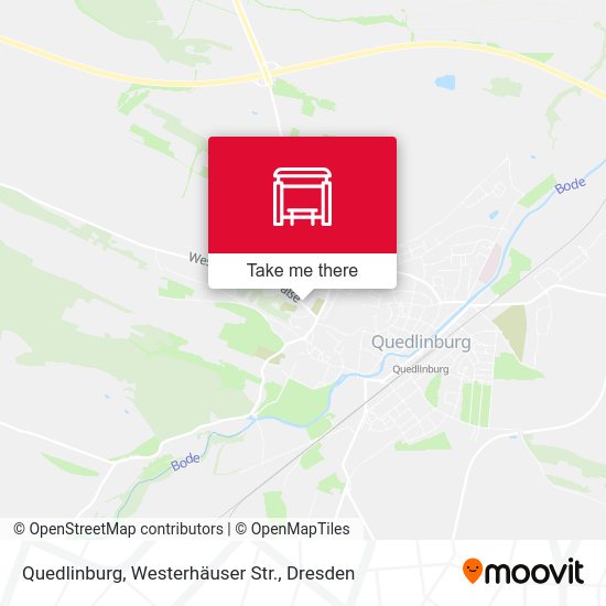 Карта Quedlinburg, Westerhäuser Str.