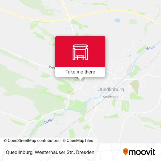 Карта Quedlinburg, Westerhäuser Str.