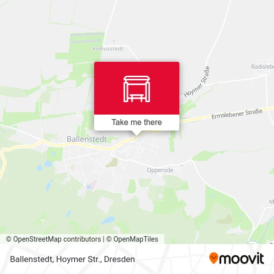 Карта Ballenstedt, Hoymer Str.