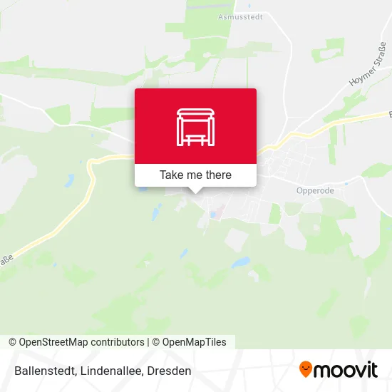 Карта Ballenstedt, Lindenallee