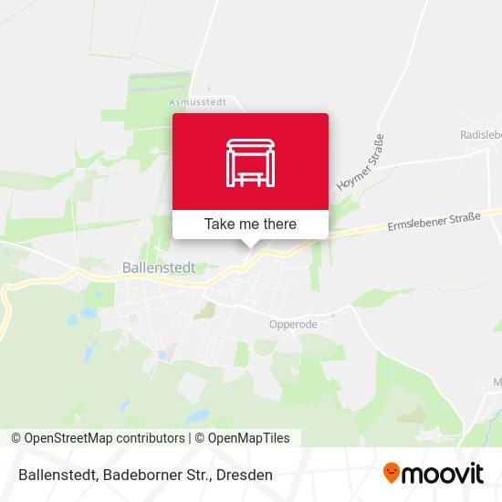 Карта Ballenstedt, Badeborner Str.