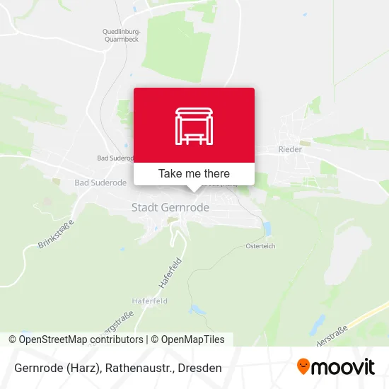 Карта Gernrode (Harz), Rathenaustr.