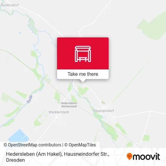 Карта Hedersleben (Am Hakel), Hausneindorfer Str.