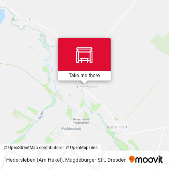 Карта Hedersleben (Am Hakel), Magdeburger Str.