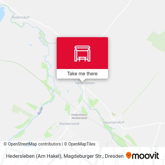 Карта Hedersleben (Am Hakel), Magdeburger Str.