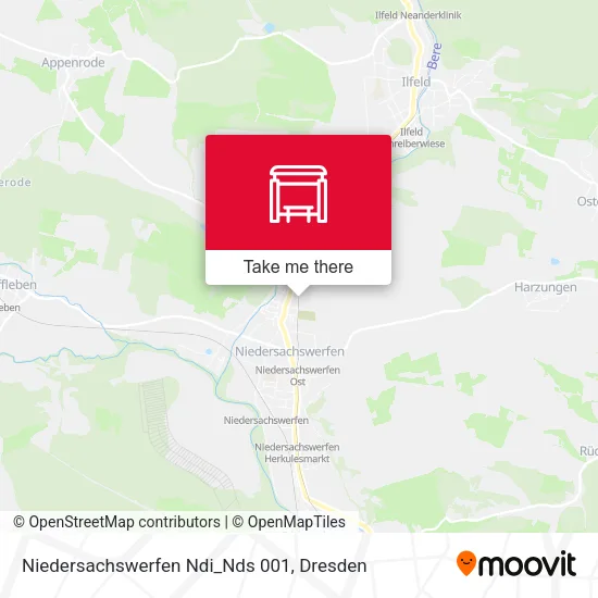 Карта Niedersachswerfen Ndi_Nds 001
