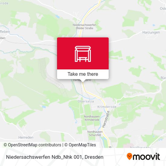 Карта Niedersachswerfen Ndb_Nhk 001