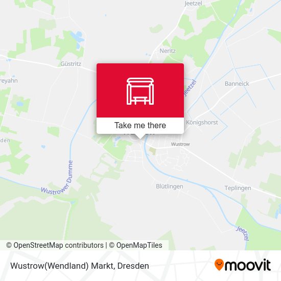 Карта Wustrow(Wendland) Markt