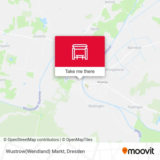 Карта Wustrow(Wendland) Markt