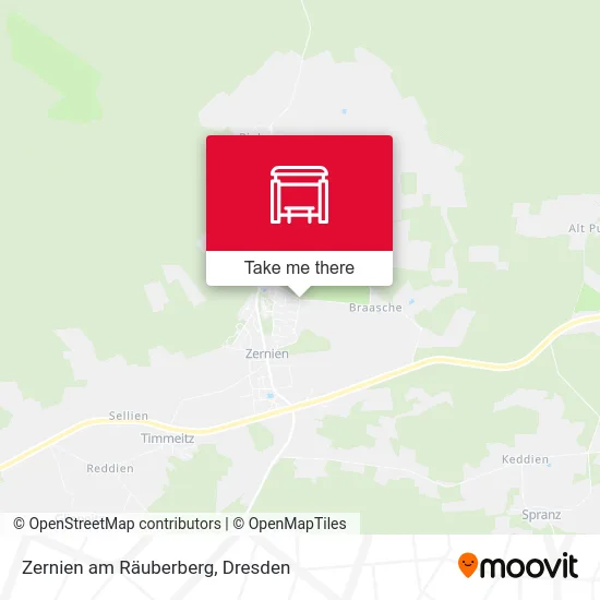 Карта Zernien am Räuberberg
