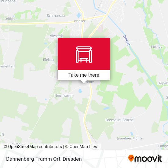 Карта Dannenberg-Tramm Ort
