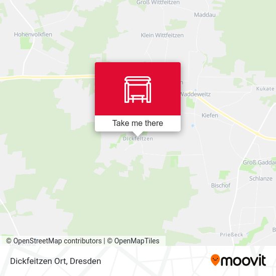 Карта Dickfeitzen Ort