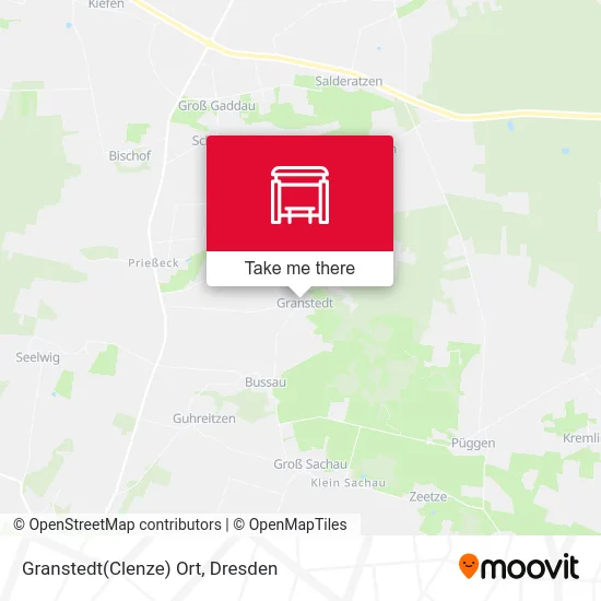Карта Granstedt(Clenze) Ort